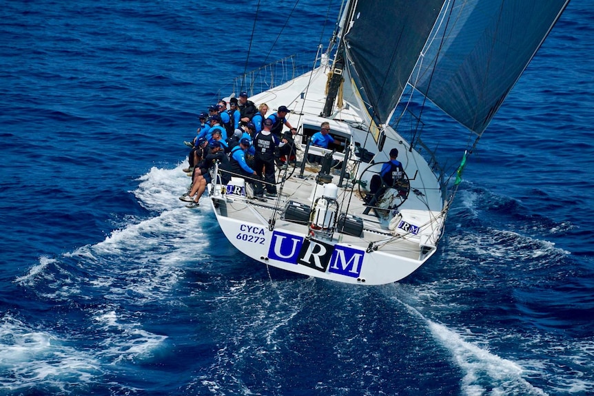 Sydney yacht URM at sea