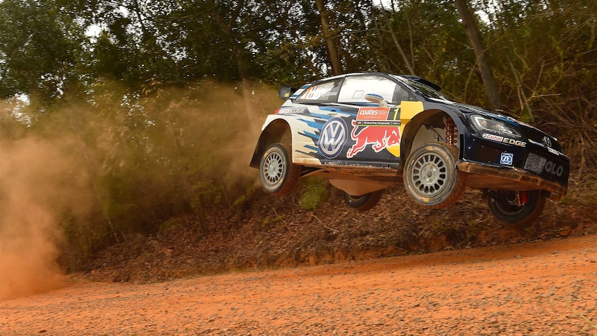 Sebastian Ogier in the Rally Australia