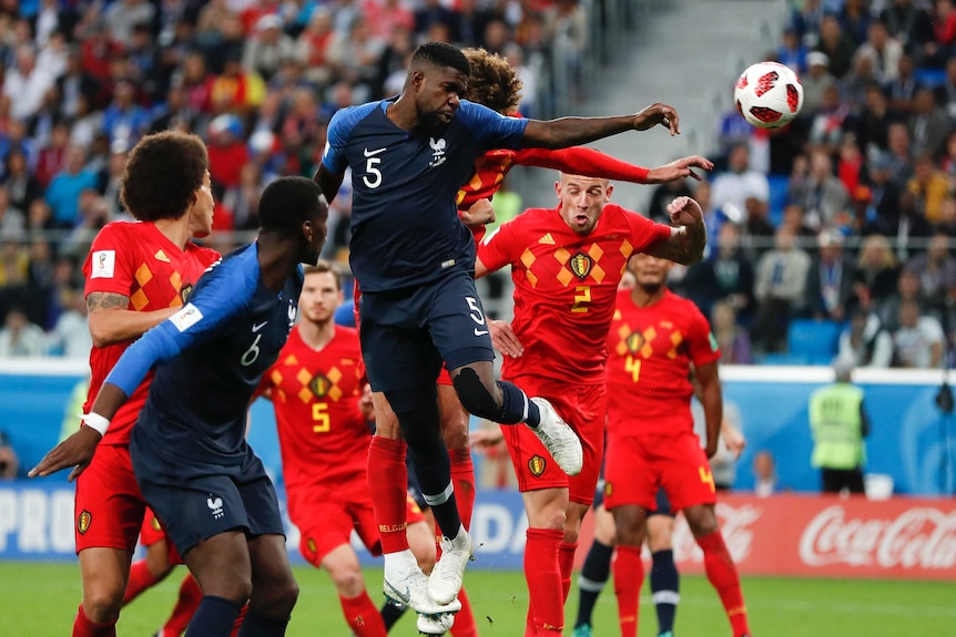 Samuel Umtiti heads home France's winner