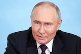 Close up of Putin in a suit
