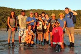 Students from the Burkedin, Ingham and Townsville on Orpheus Island.