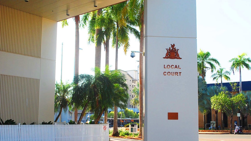 Signage out the front of Darwin local Court
