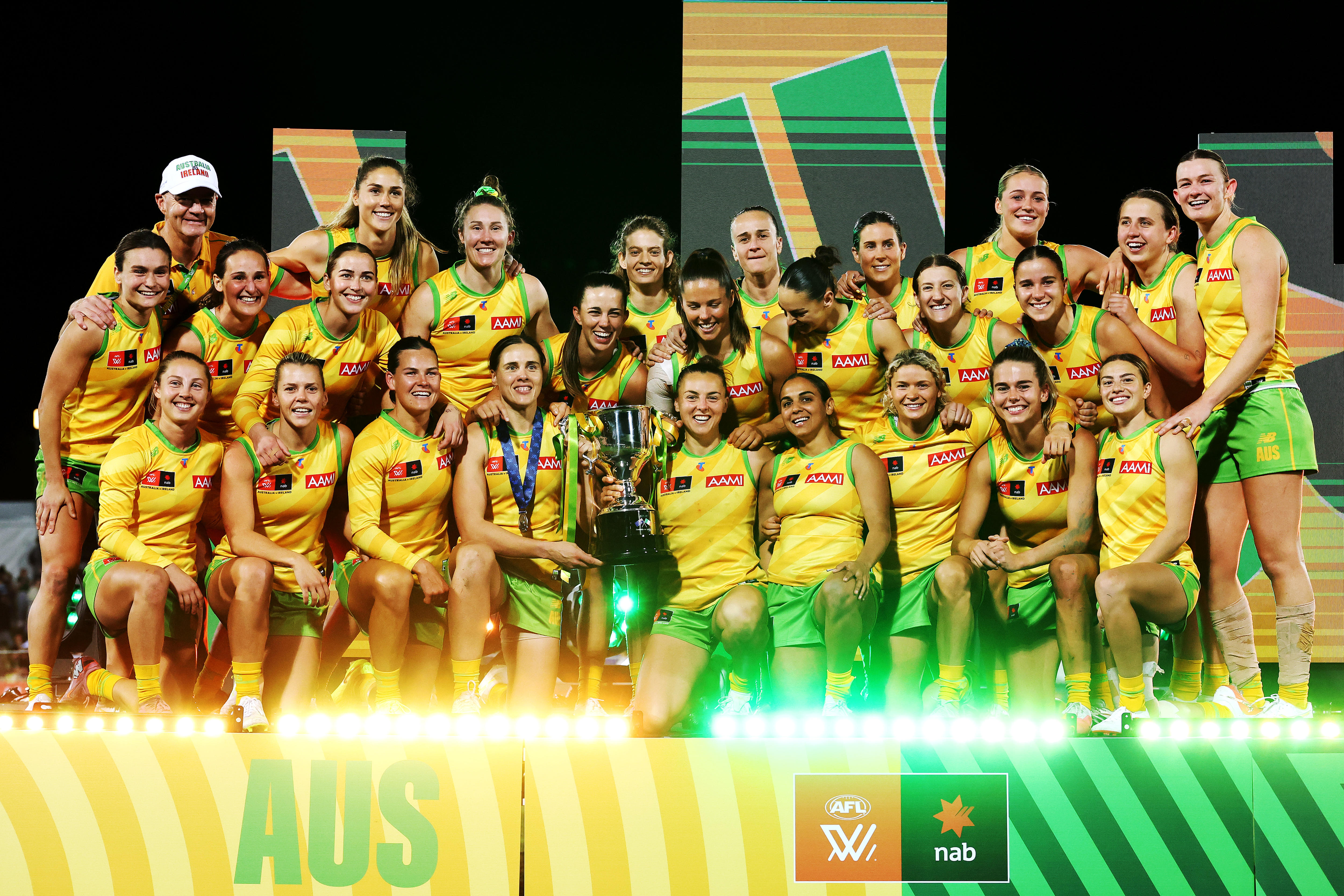 Opals Dazzle: Australia Dominates Ireland in Historic AFLW International