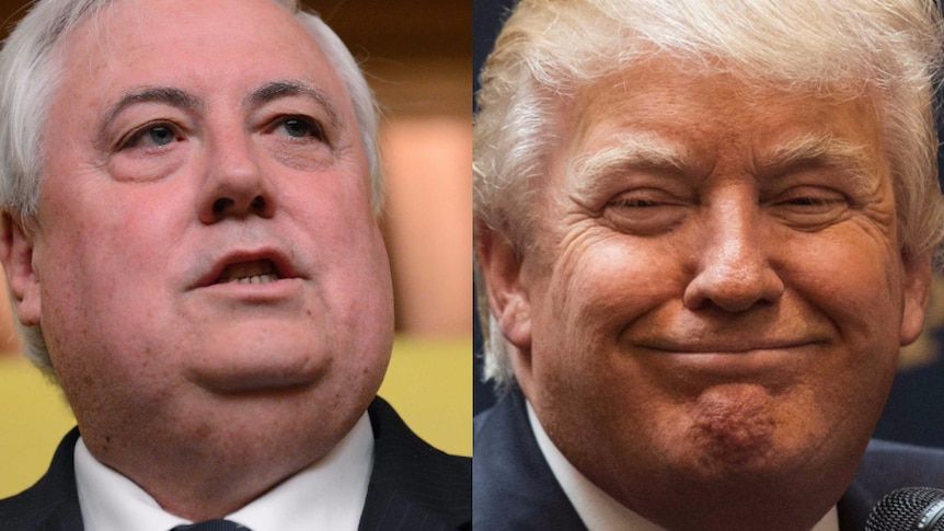 Clive Palmer and Donald Trump