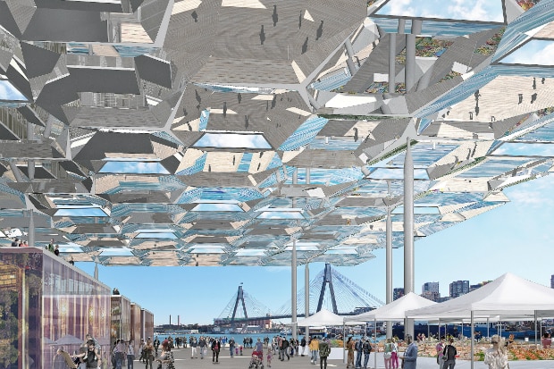 Computer generated Sydney Fish Market design