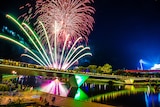 Adelaide fireworks on Australia Day 2017