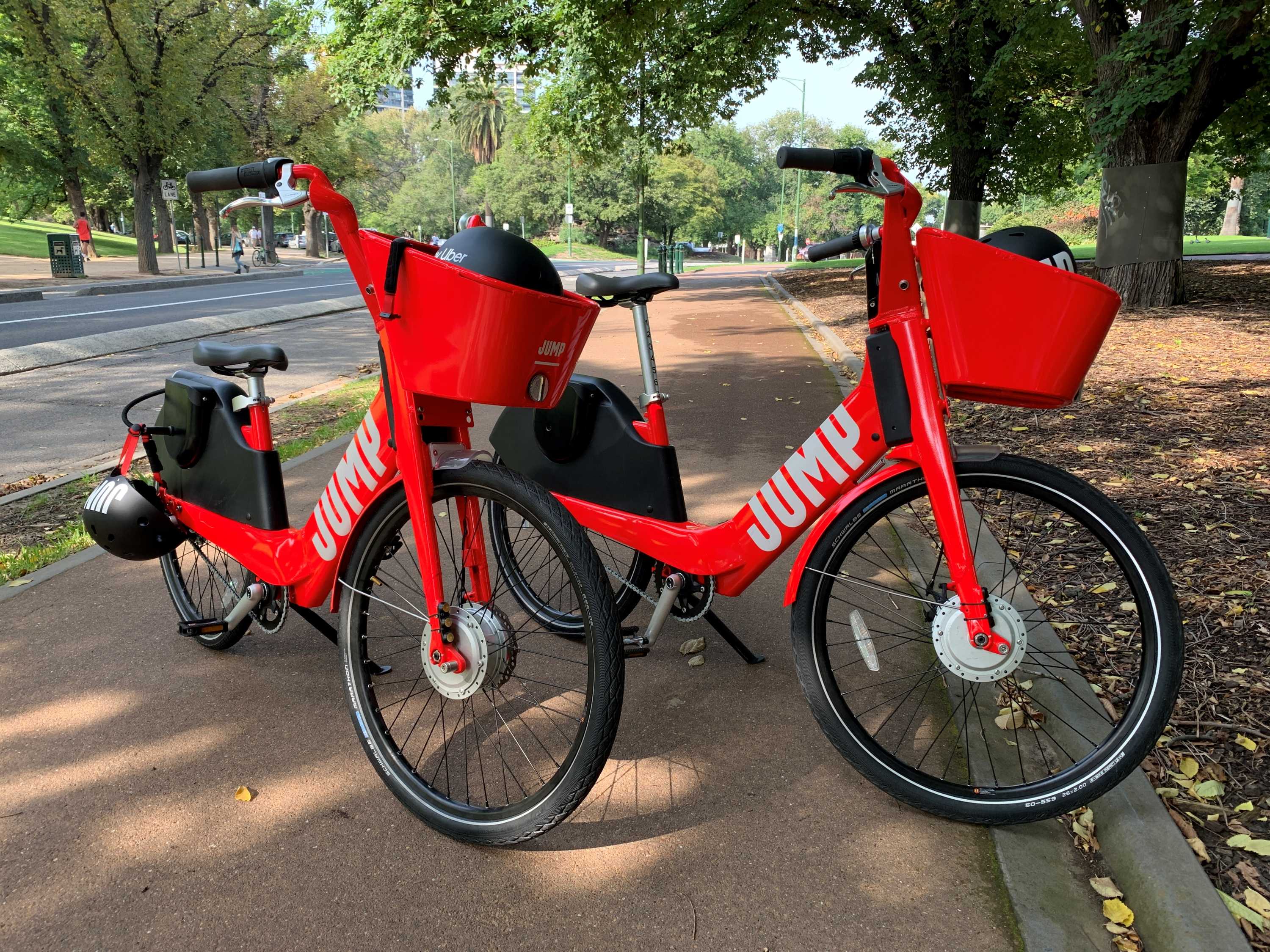 red uber bikes