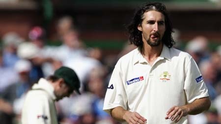 Jason Gillespie during day four of the third Ashes Test
