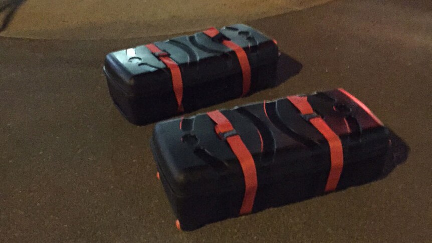 Packages found in a Canberra city car park