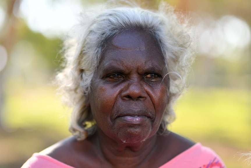 Traditional owner Jane Garrutju Gandangu.