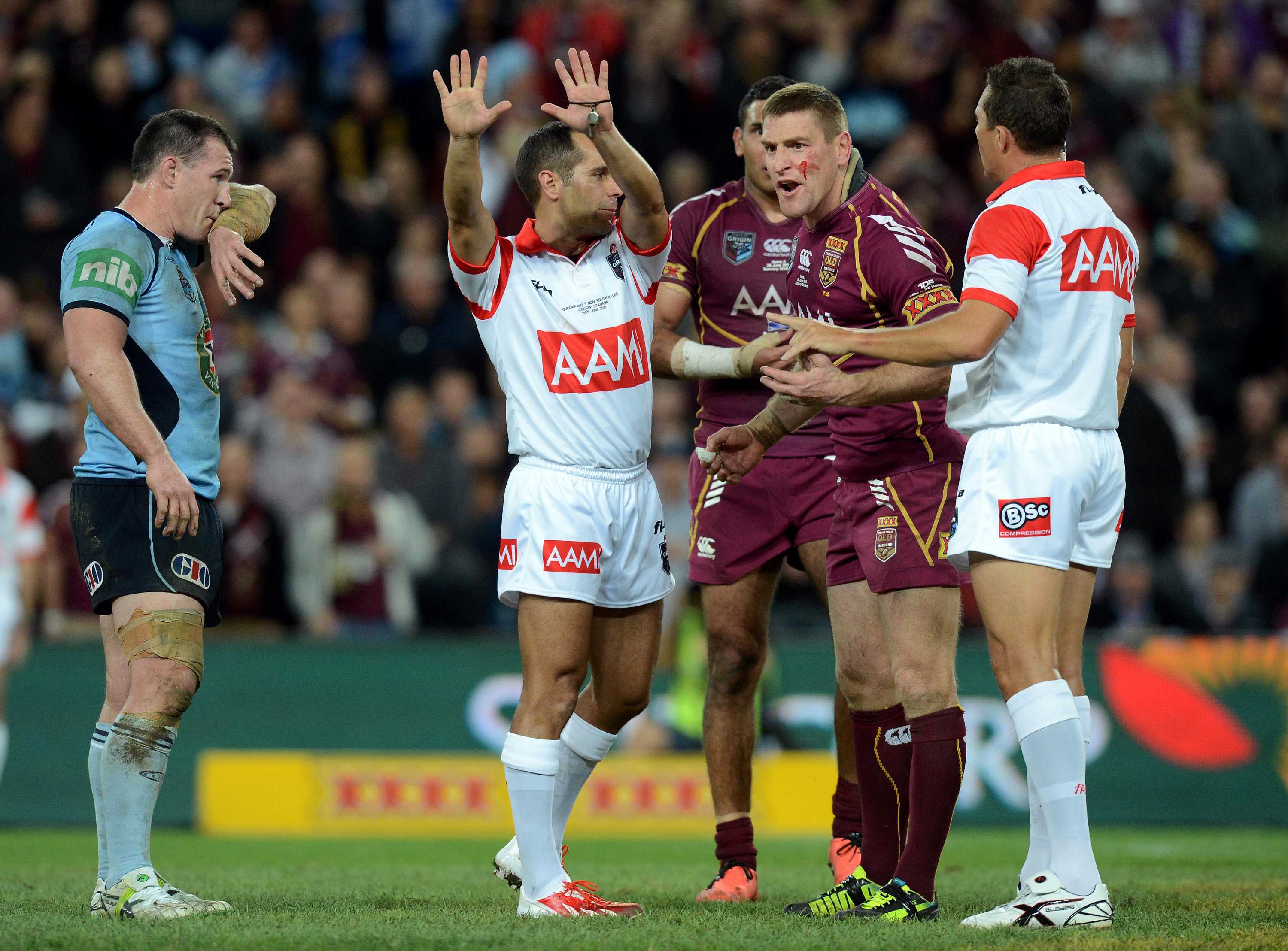 State of Origin II Paul Gallen says only Trent Merrin deserved sinbin ABC News