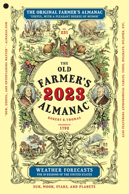 Copertina dell'edizione 2023 dell'Almanacco del vecchio contadino.