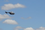 Chopper flying over Stirling Range national park in search for missing hiker Eddie Shackleton