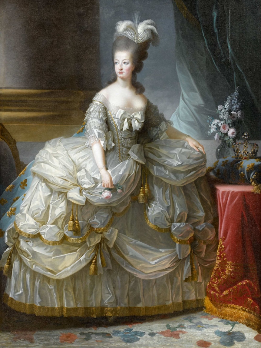 A portrait of Queen Marie Antoinette in 1783.