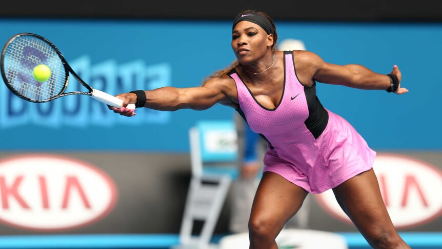 Serena Williams into third round