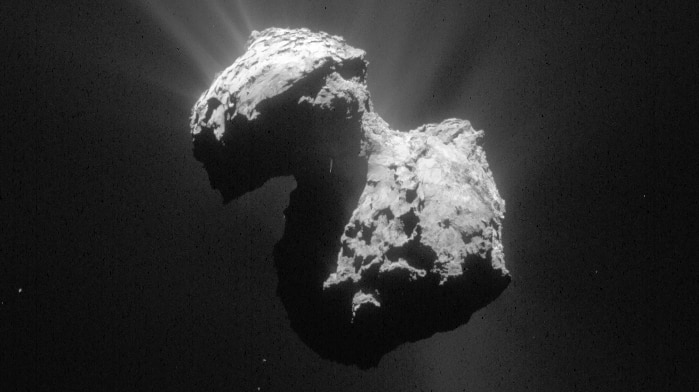 Comet 67P taken from Rosetta spacecraft