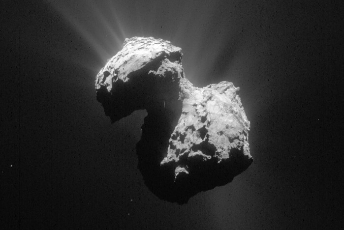 Comet 67P taken from Rosetta spacecraft