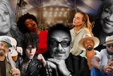 Composite image featuring Elvis Costello, Michael Franti, Lucinda Williams, Mavis Staples, Xavier Rudd, Talib Kweli, LP