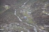 An aerial shot of the destruction in Tavua, Northern Fiji.