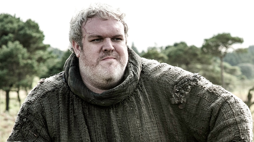 Kristian Nairn playing Hodor on Game of Thrones