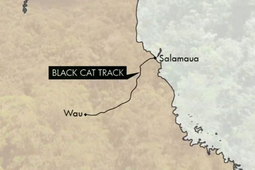 A map of the Black Cat track