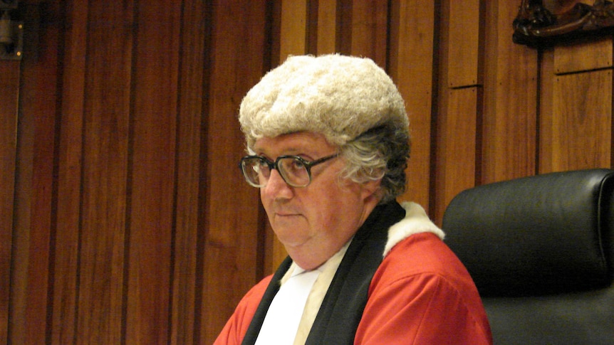 Tasmania's Chief Justice Alan Blow in wig