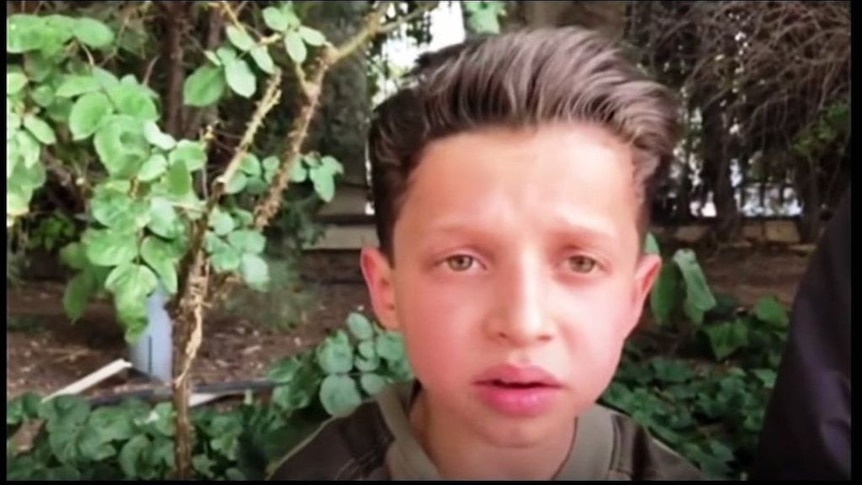 Russia 24 claims Syrian boy coerced into faking chemical attack