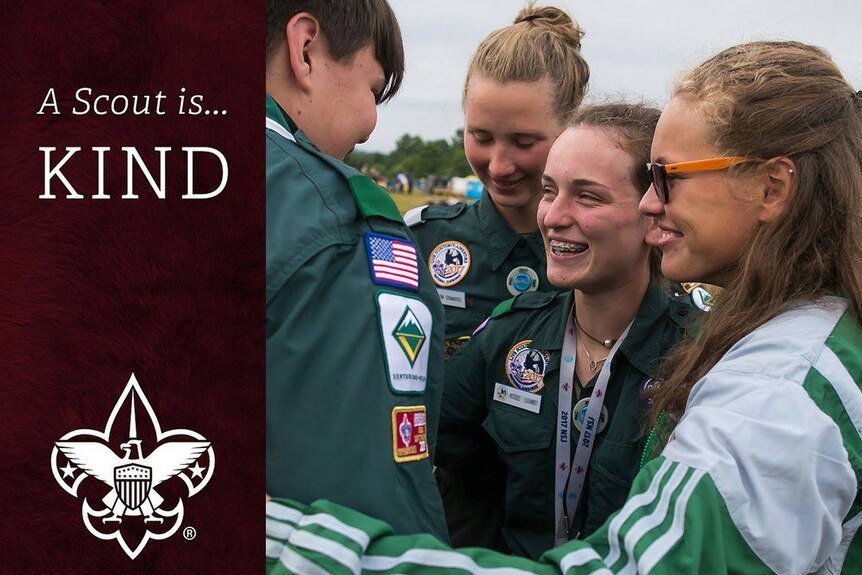 Girls have been featured prominently in recent Boys Scouts of America ad campaigns.