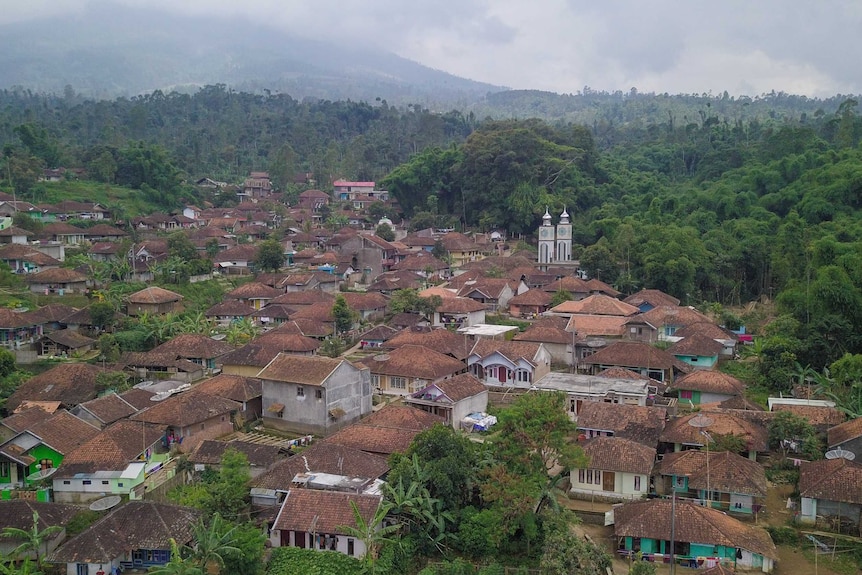 Ciburuy village in western Java.