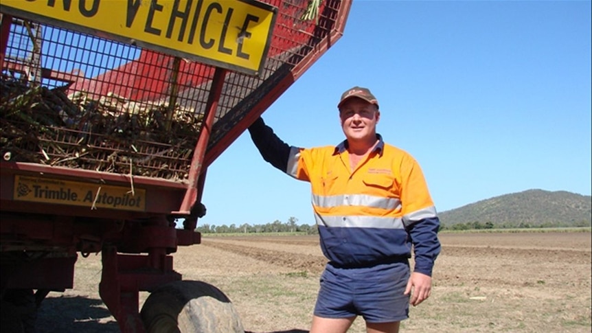 Ashley Stockham and his father, Gary, has been growing and contract harvesting at Giru for decades
