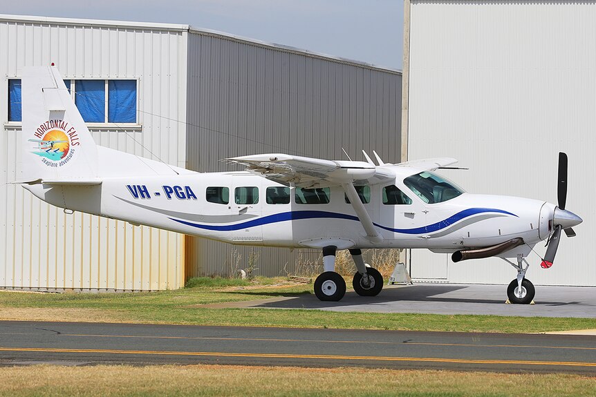 A photo of the Horizontal Falls plane that was involved in a crash in March.