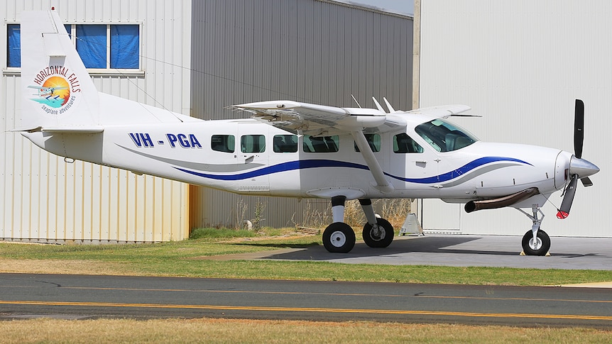 A photo of the Horizontal Falls plane that was involved in a crash in March.