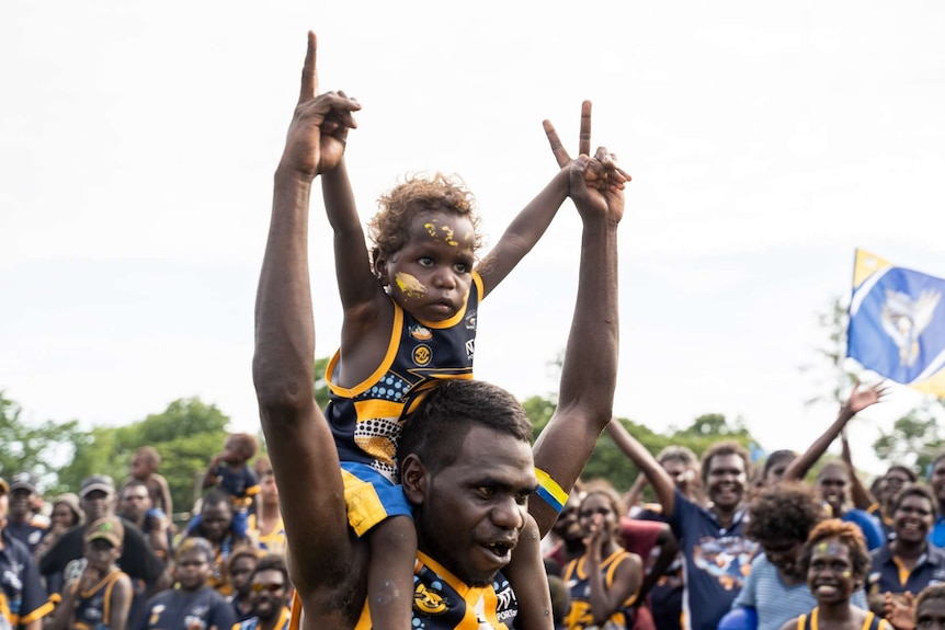 Ranku Eagles player Terry Fernando rejoices after winning the premiership.