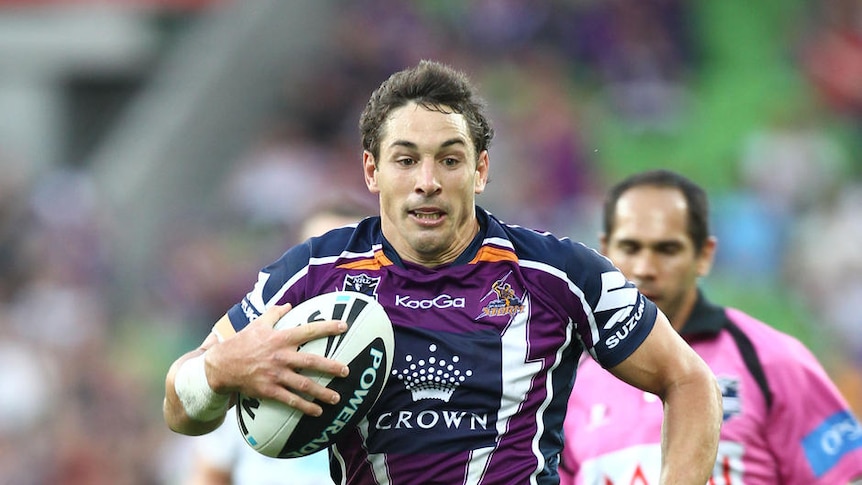 Billy Slater is preparing for his 200th match for the Storm against the Dragons.