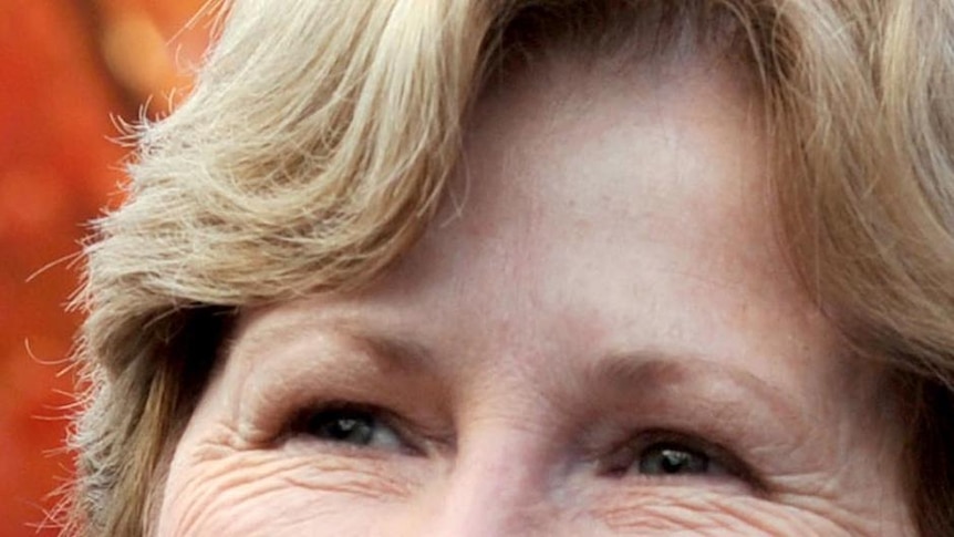 Christine Milne at a press conference