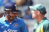 Warner in shouting match with Sharma