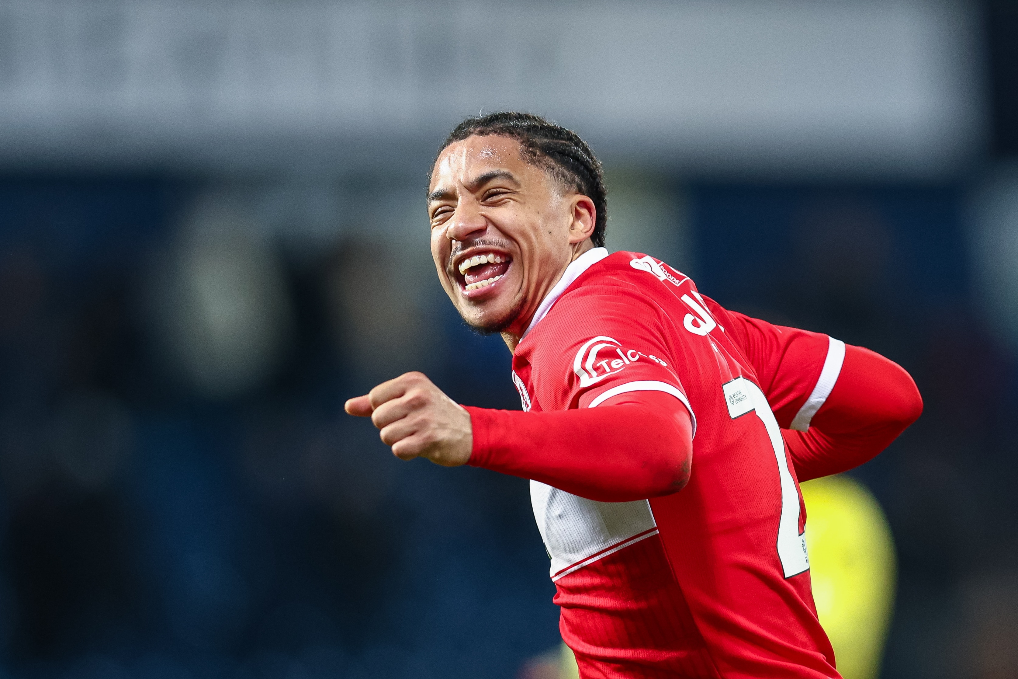 Sam Silvera comemora gol pelo Middlesbrough