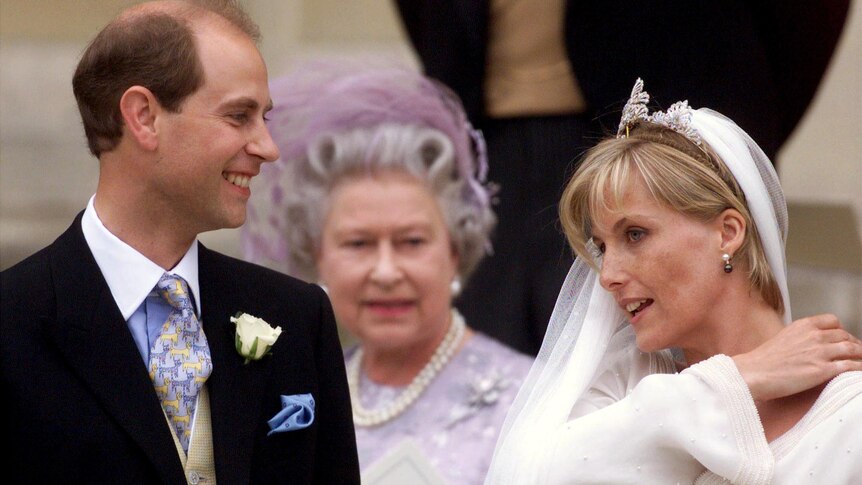Wedding of Prince Edward and Sophie at St George's Chapel in Windsor, June 19, 1999.
