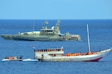An asylum seeker boat