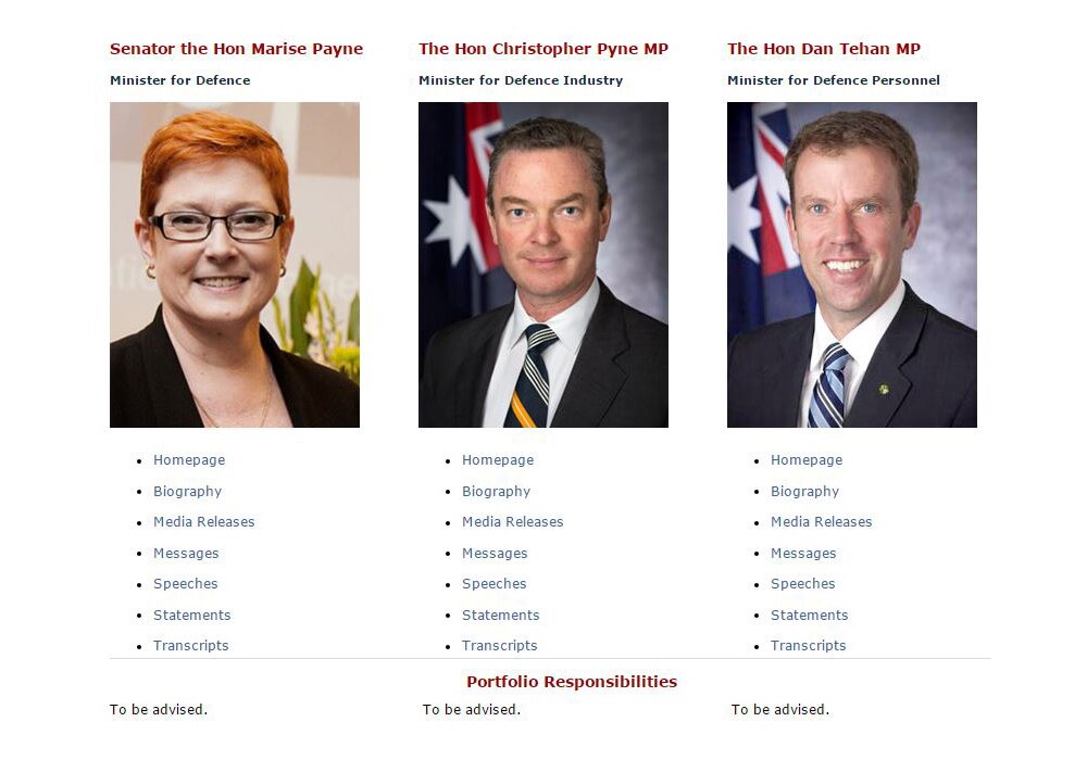 Defence Moves To Clarify Ministers' Roles And Responsibilities After  Department Confusion - Abc News