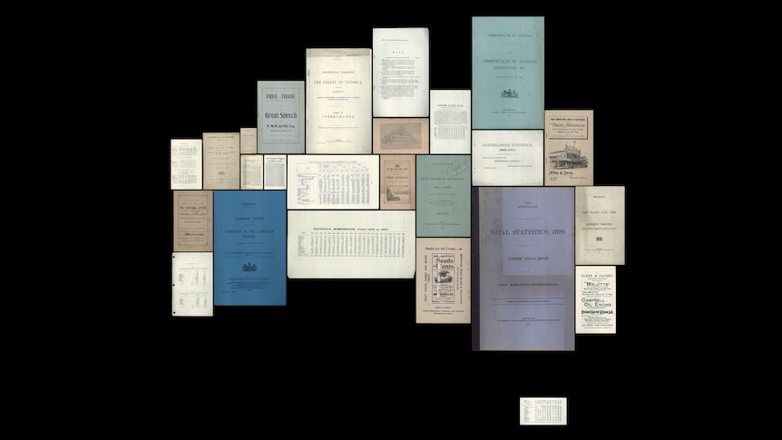 Publications used in Royal Commission in 1900-01 as to whether New Zealand would join in Federation of Commonwealth of Australia.