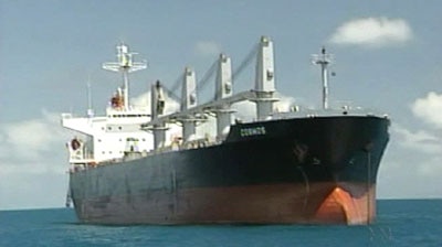 The coal ship queue off Newcastle's coast on the rise.