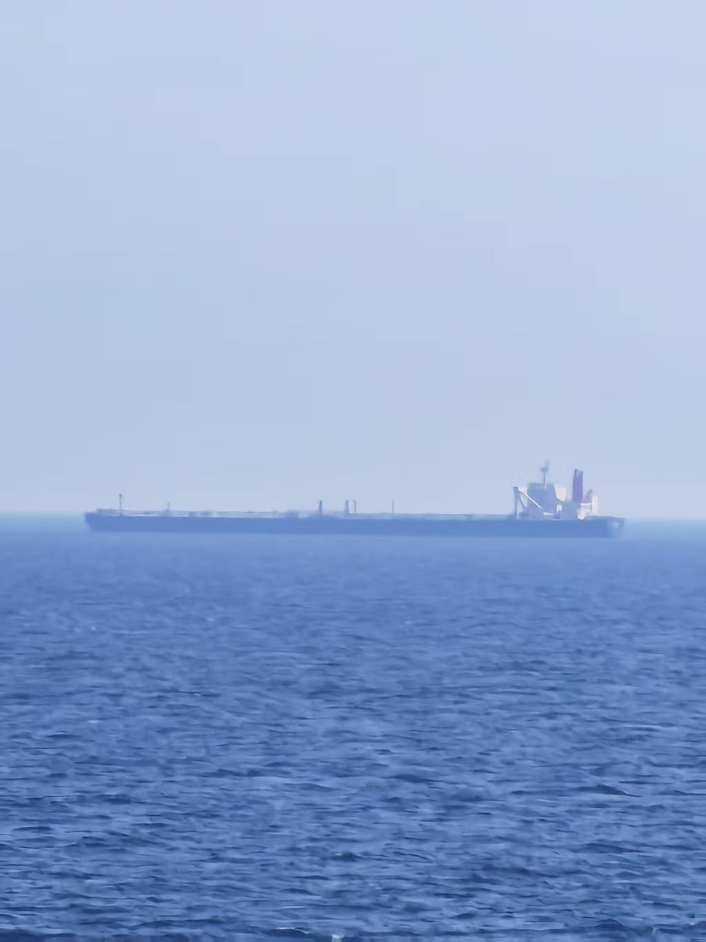 A ship at sea