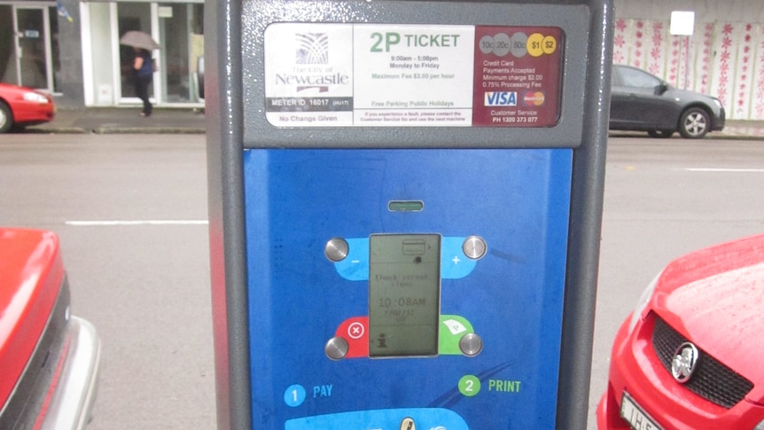 Businesses in the Newcastle CBD say parking metres are pushing customers away.