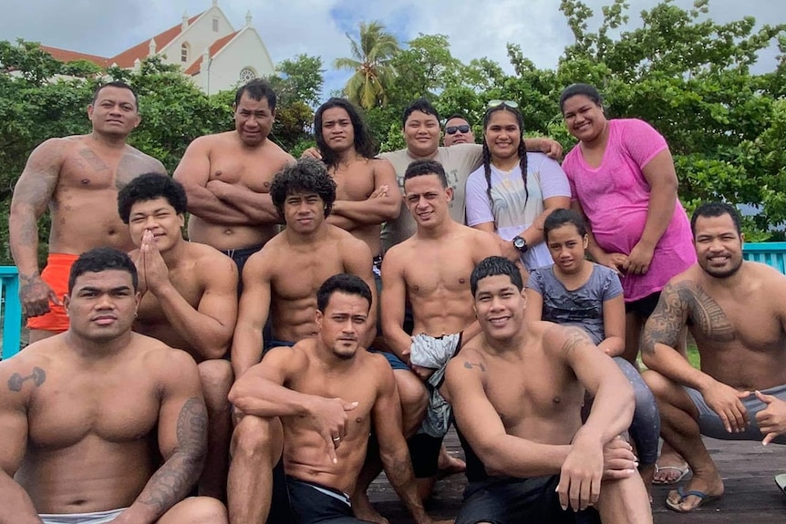 Excursion day for samoan weightlifters