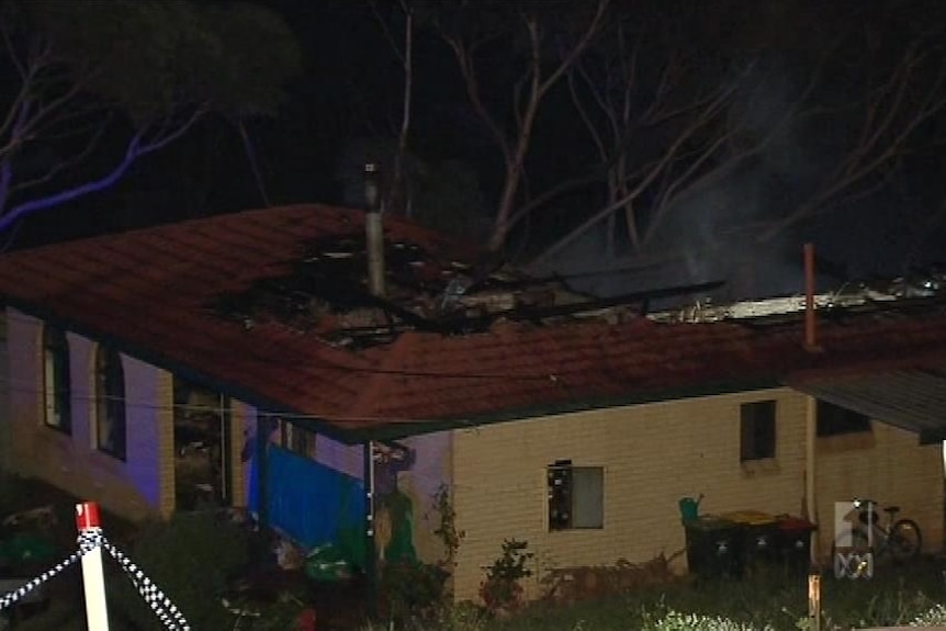 Police allege the victim has been stabbed and his Marino house set alight