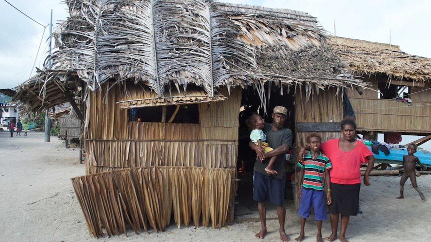 Jacob Manegaru and family in Lilisiana