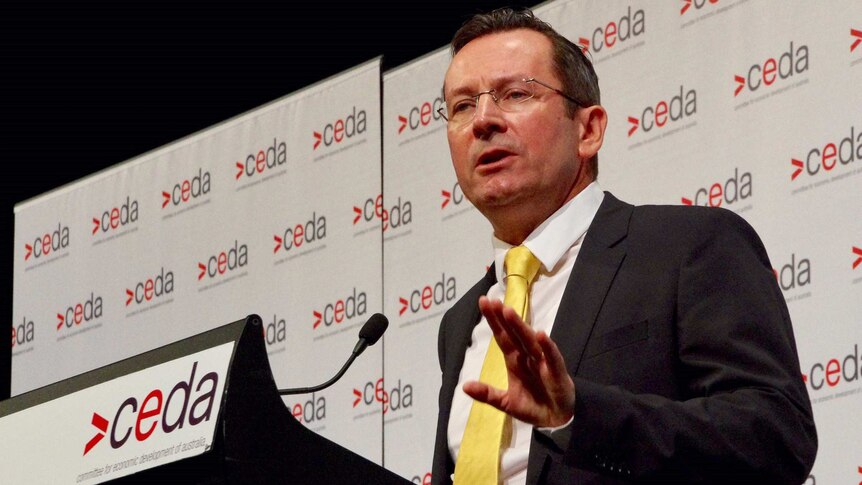 Mark McGowan CEDA breakfast