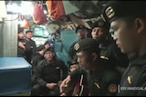 Indonesian Navy releases video of crew singing