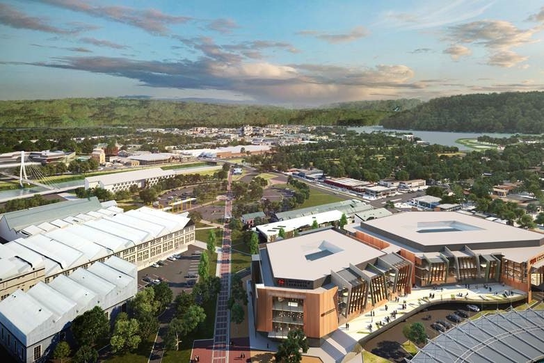 View of the University of Tasmania's proposed new campus in Launceston.